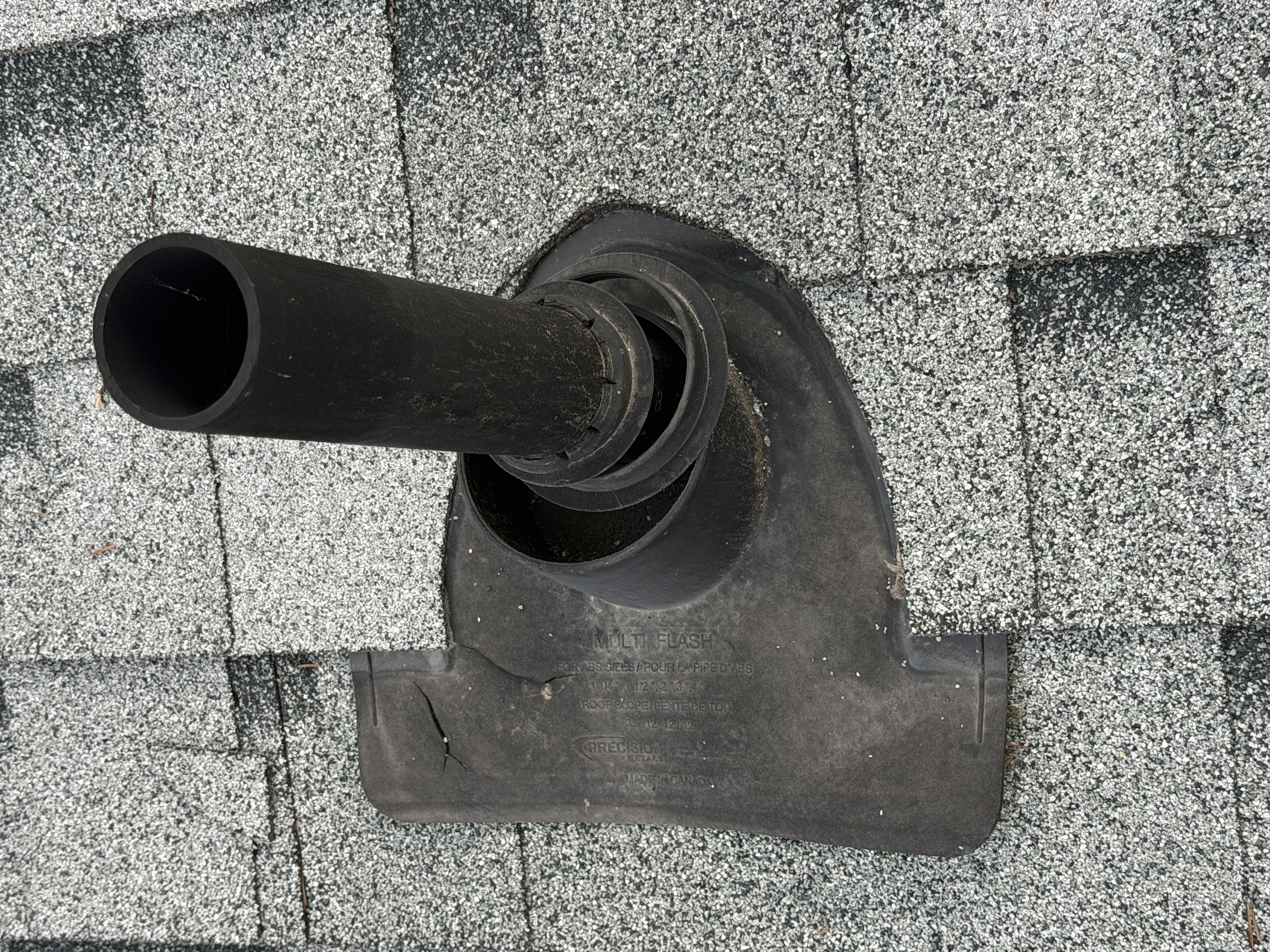 Asphalt Roof Vent Flashing Detail