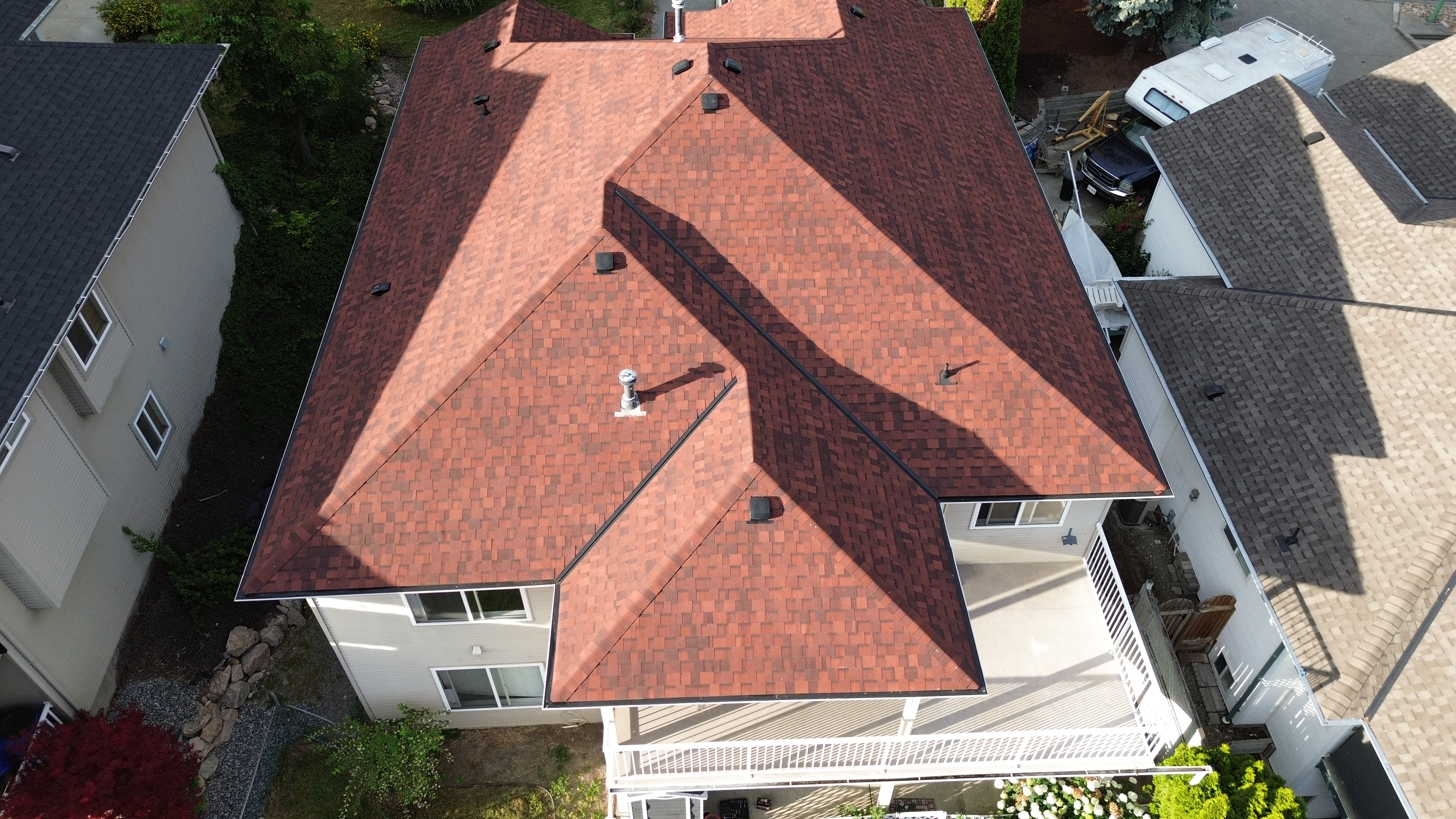 Re-Roofing Completion Shot
